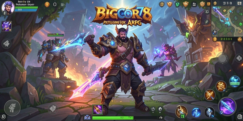 Tangkapan layar <strong>BIGCOR78</strong> menampilkan aksi pertarungan yang intens dan mendebarkan.