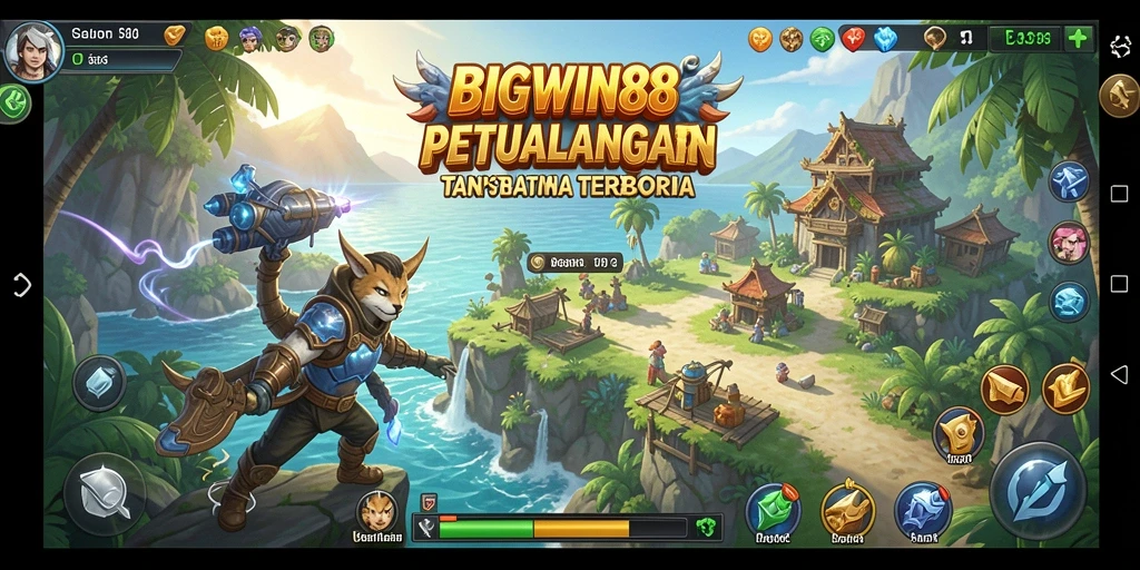 Tampilan gameplay BIGWIN88 di dunia terbuka yang menakjubkan.