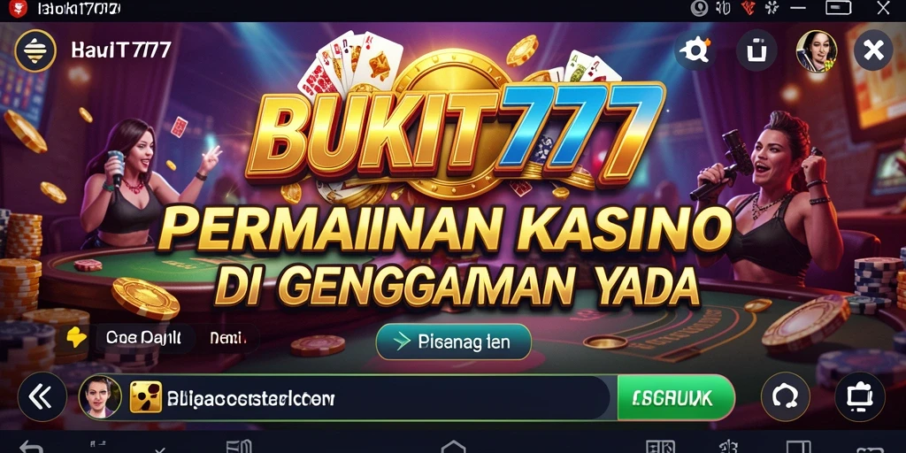 BUKIT777 menampilkan gameplay kasino yang mendebarkan dan interaktif.