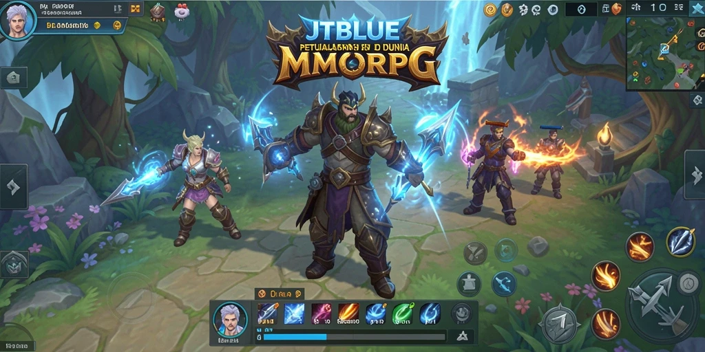 Tampilkan gameplay JTBLUE yang menegangkan dan mendebarkan di dunia MMORPG.