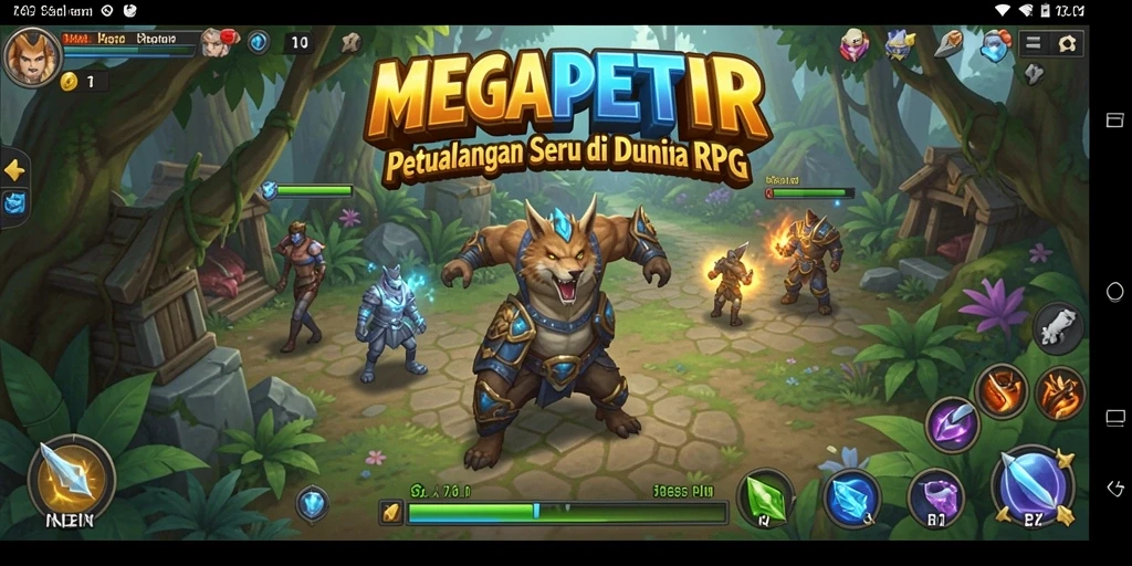 Gameplay seru dan dinamis dalam MEGAPETIR menanti Anda.