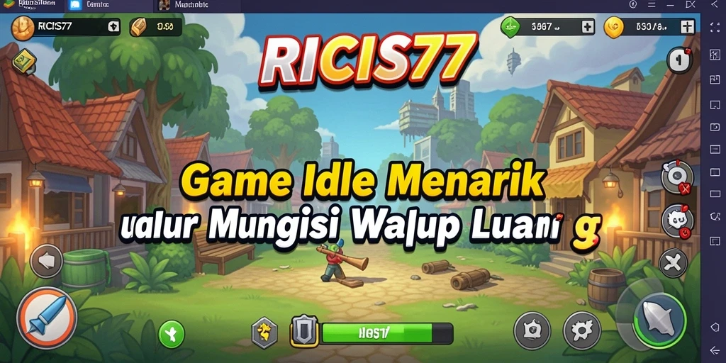 Screenshot gameplay RICIS77 yang menunjukkan fitur Idle yang menarik.