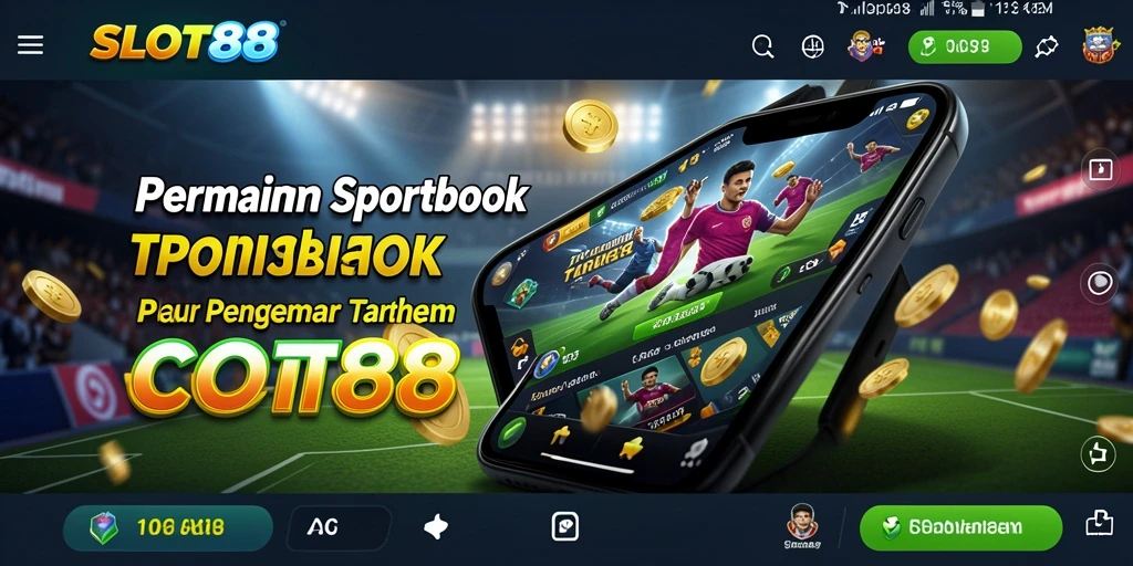 Tampilan antarmuka SLOT88 yang menarik untuk taruhan olahraga.