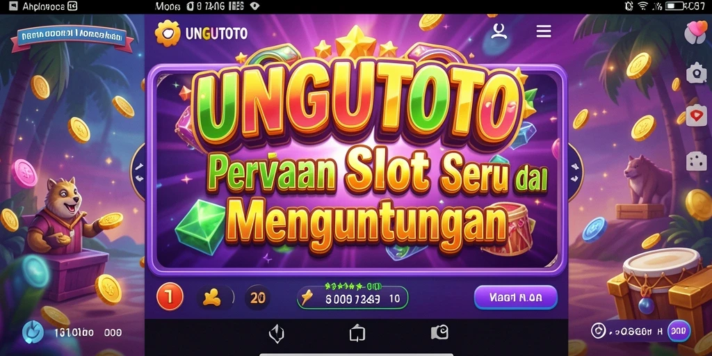 Tampilan gameplay UNGUTOTO yang seru dan menarik.