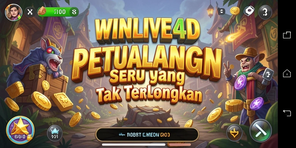 Screenshot gameplay WINLIVE4D yang menunjukkan aksi petualangan mendebarkan.