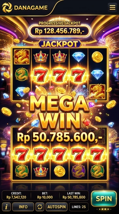 Fitur navigasi yang sederhana dalam aplikasi danagame.